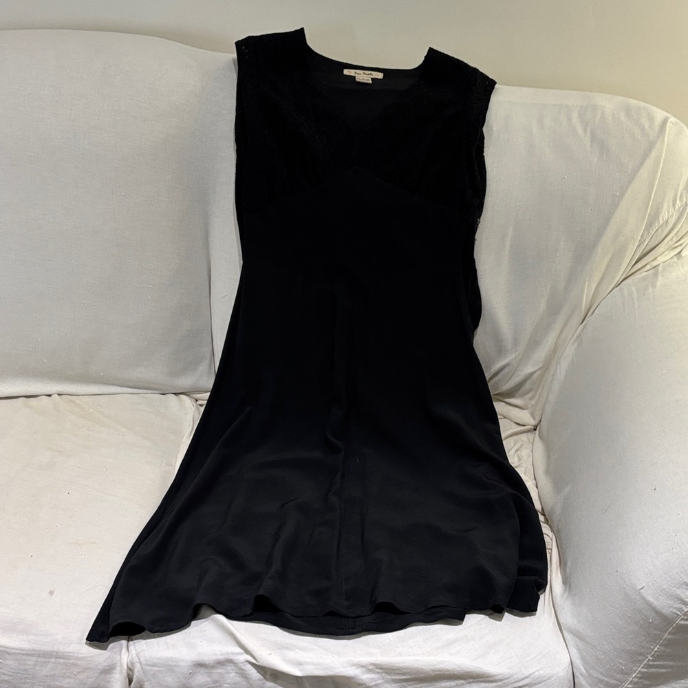 Free People Black Mini Dress